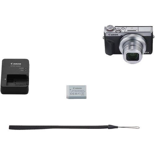 Câmera canon powershot g7 x mark iii prata - Bolsa e Capa para